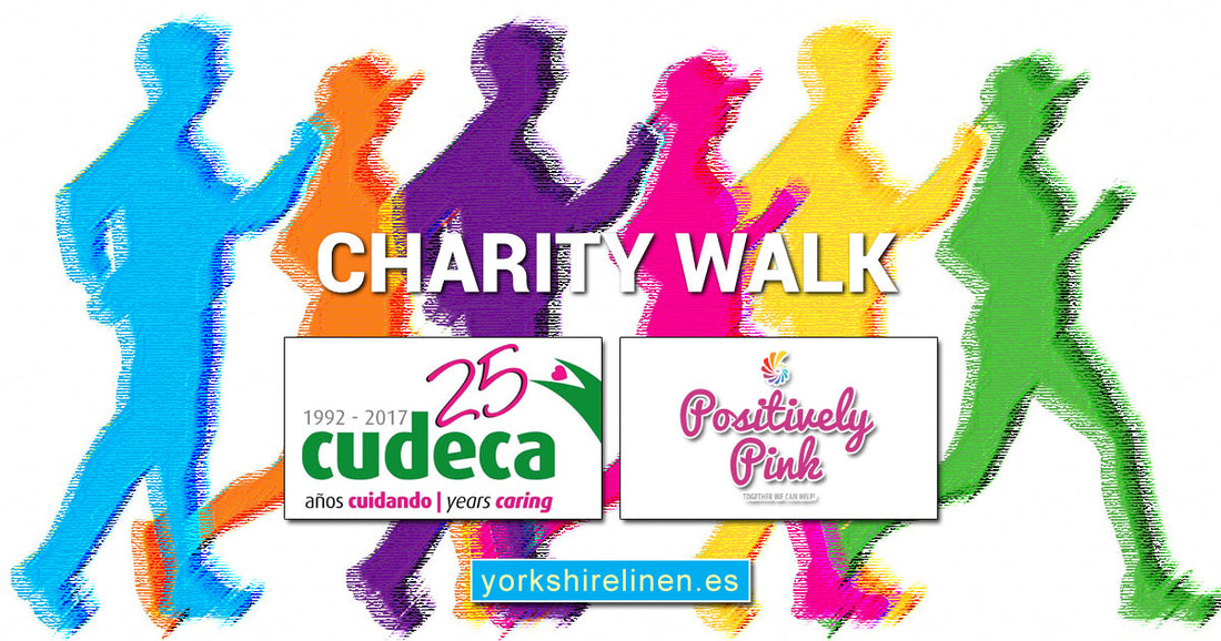 Charity Walk, Yorkshire Linen Warehouse, Cudeca Positively Pink