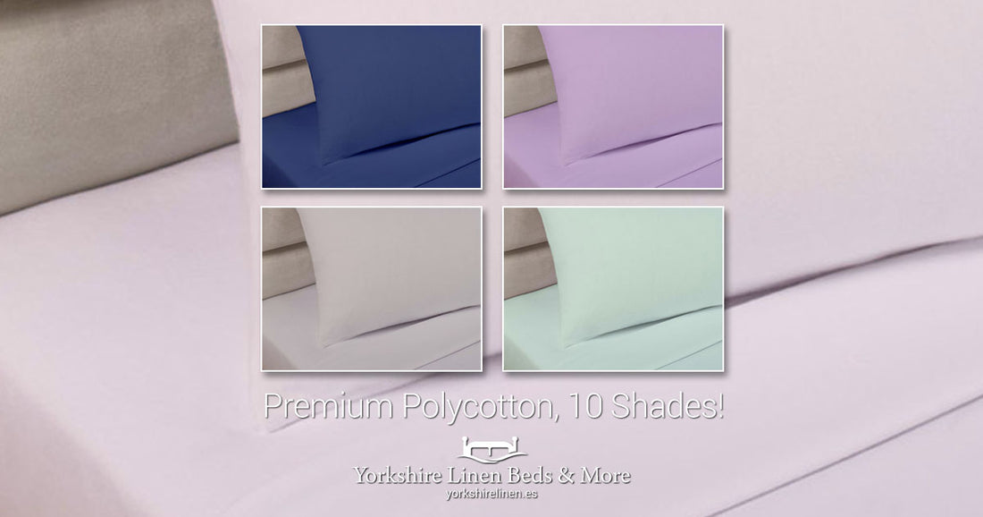Premium Polycotton Extra Deep Sheets & Pillowcases in 10 Colours