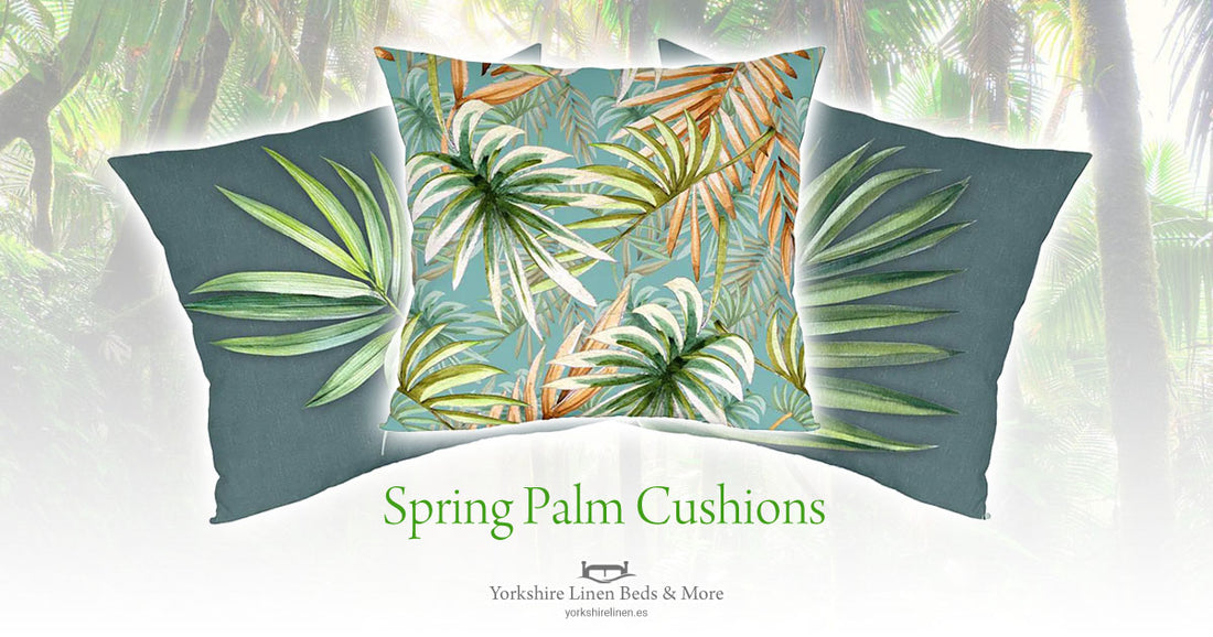 Spring Palm Cushions