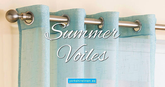 Voile Curtains for Summer 2017 from Yorkshire Linen Mijas, Marbella and Online OG