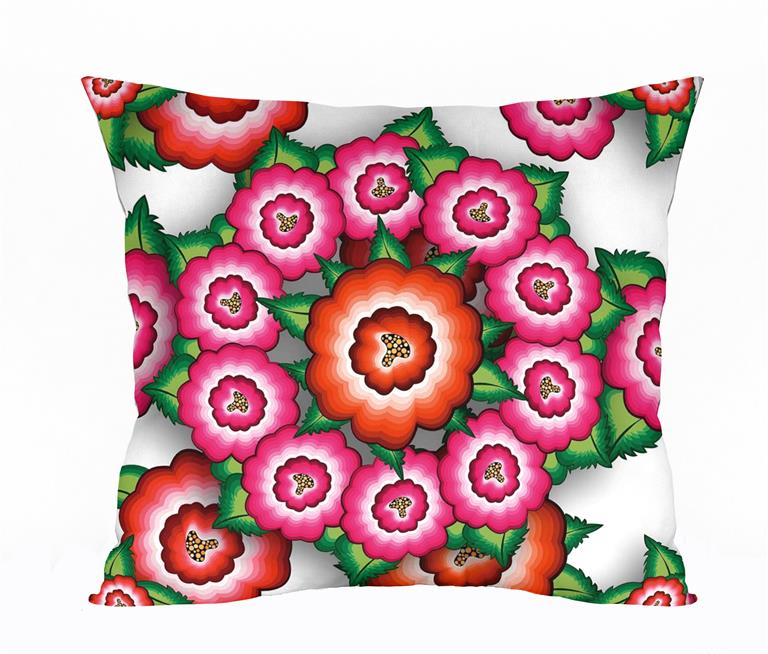 Frida Kahlo Cushion Collection, Frida Floral Circle