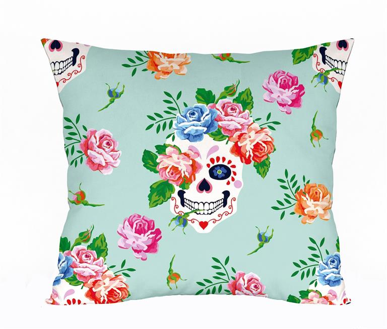 Frida Kahlo Cushion Collection, Frida Floral Circle