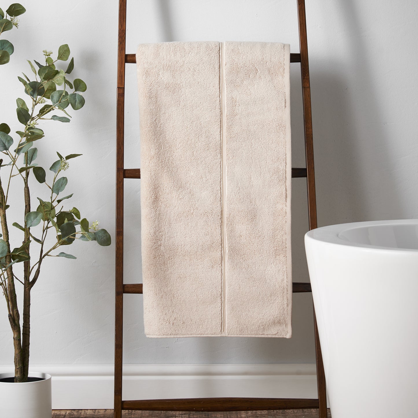 Satin Stitch 600 gsm Zero Twist Towels - Natural PRE - ORDER LIMITED STOCK !