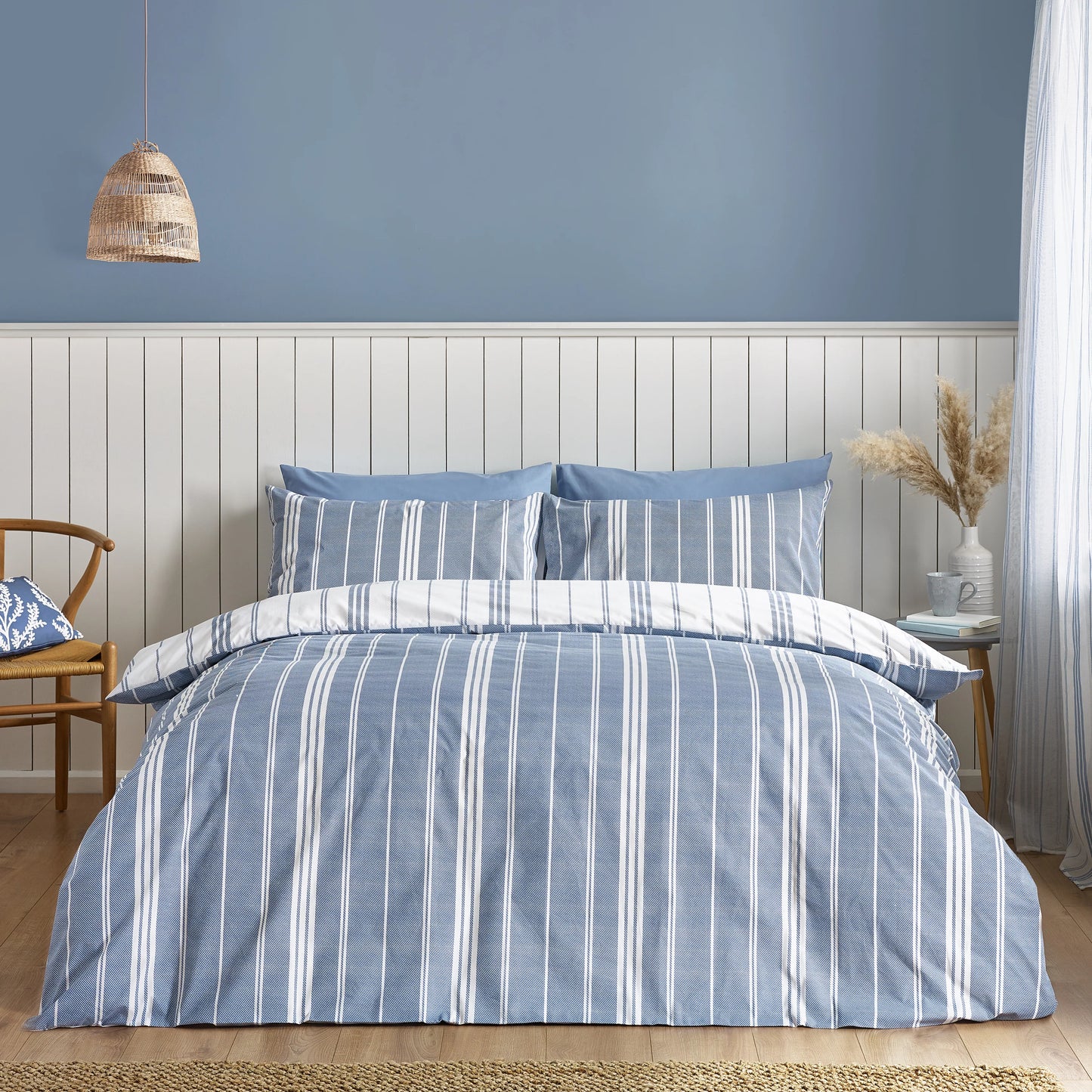 Harbour Stripe Duvet Sets by Catherine Lansfield