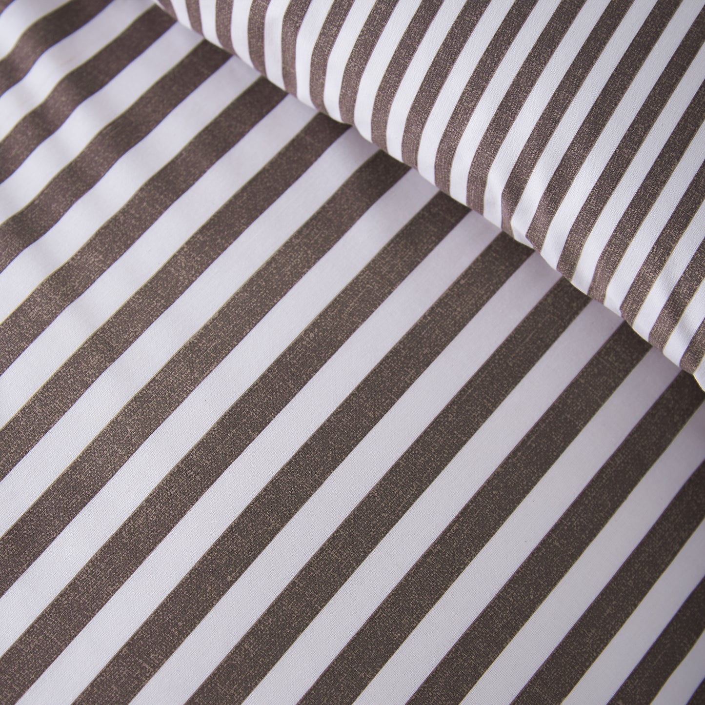 Epic Textured Stripe Duvet Set - Chocolate PRE-ORDER ARRIVING SOON !