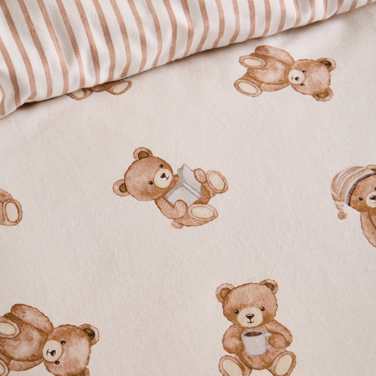 Brushed Teddy Bear Kids Duvet Set