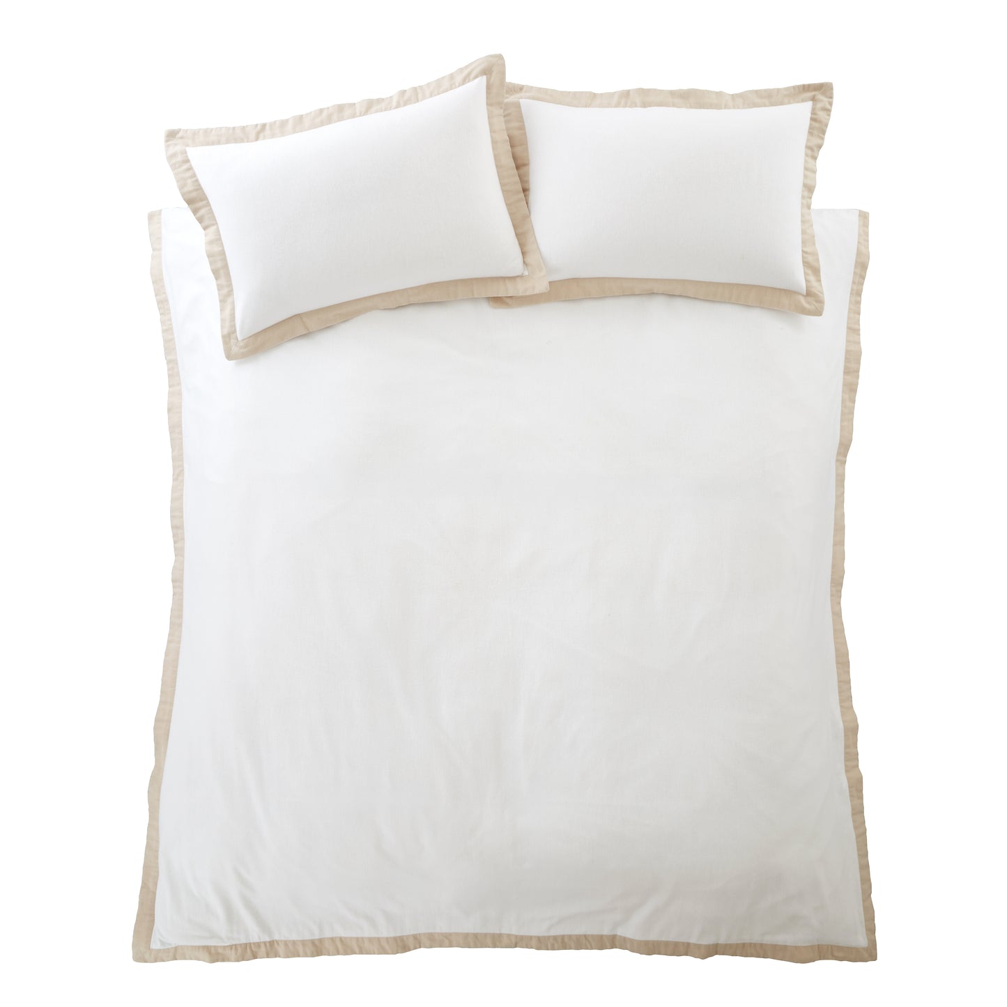 Tailored Brushed Cotton Duvet Set - Natural PRE-ORDER ARRIVING SOON !