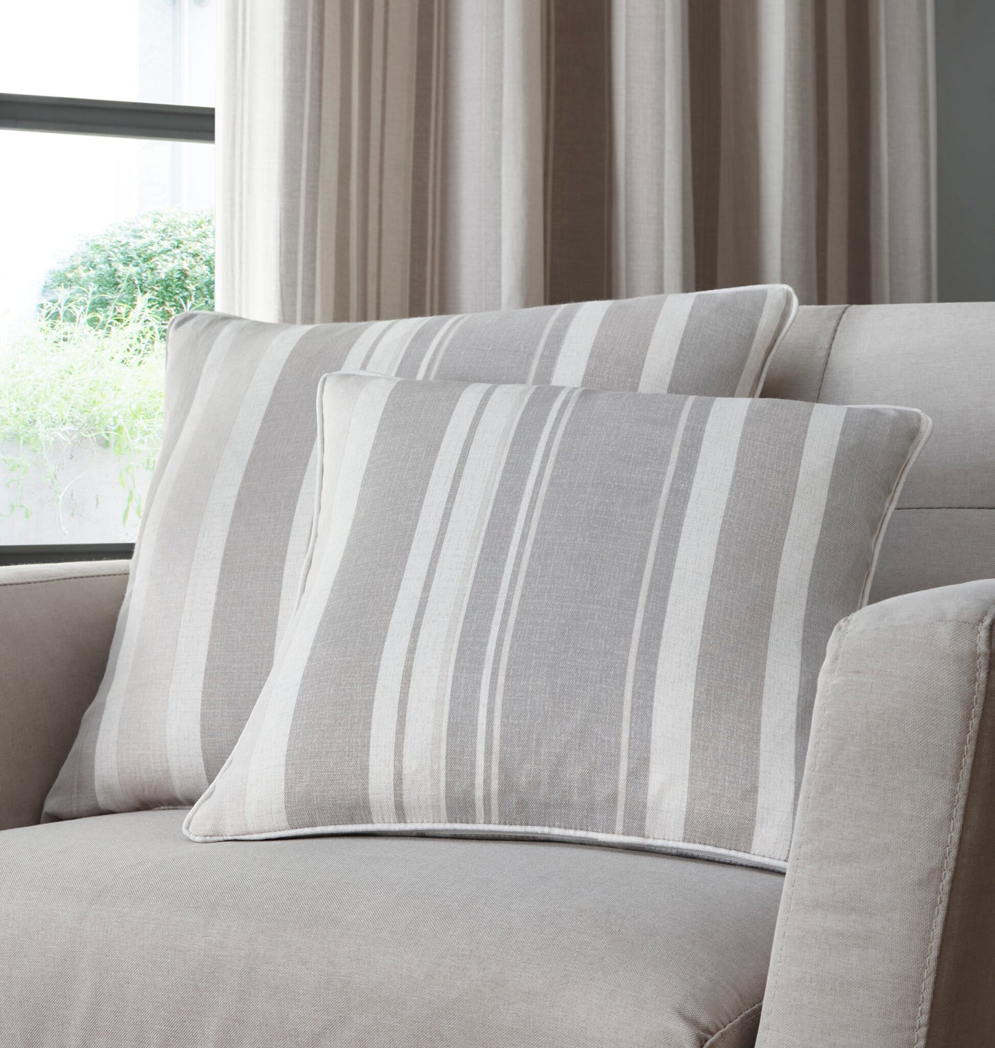 Park Avenue Ring Top Curtains, Natural SALE