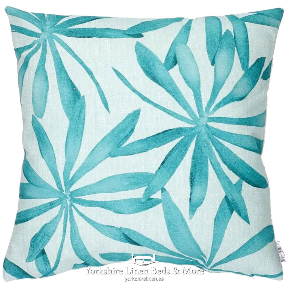 Abstract Palm Cushion - Yorkshire Linen Beds & More 2