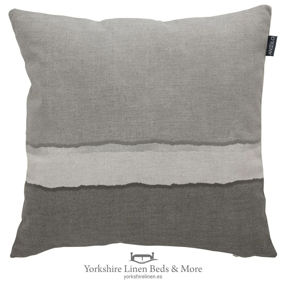 Abstract Stripe 37 Cushions, Grey - Cushions & Cushion Covers - Yorkshire Linen Beds & More