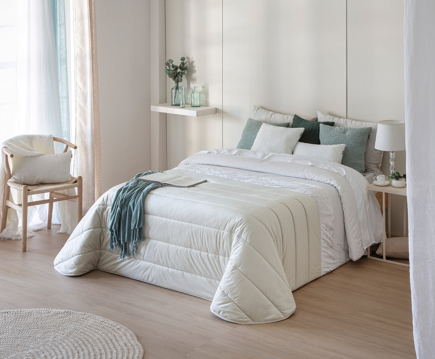 Arlet Luxury Bedspread Range - Ivory