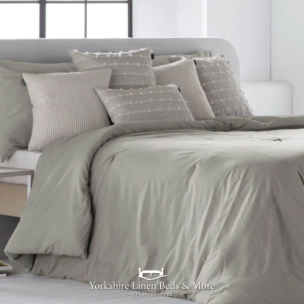 Bali 100% Cotton Linen-Look Bedspread, Linen - Bedspreads & Throws - Yorkshire Linen Beds & More