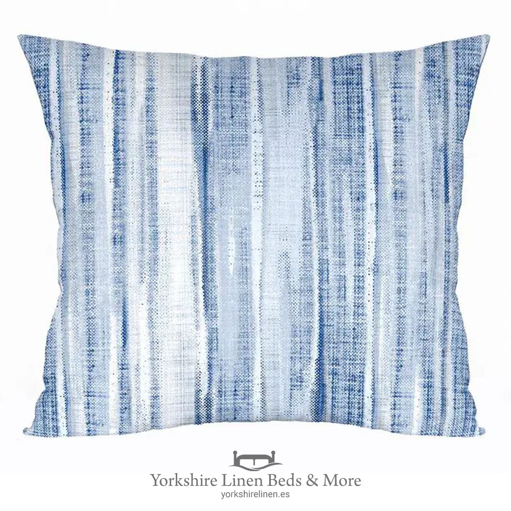 Blue Stripe Outdoor Cushions – Yorkshire Linen Beds More