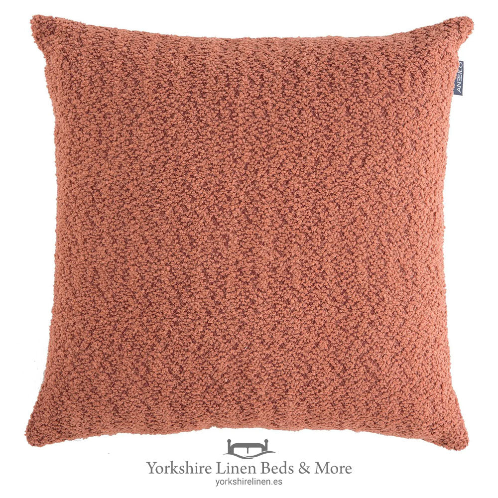 Boucle Cushions, Salmon - Cushions & Cushion Covers - Yorkshire Linen Beds & More