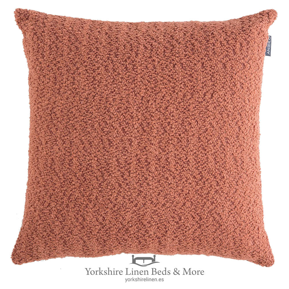Boucle Cushions, Terracotta - Cushions & Cushion Covers - Yorkshire Linen Beds & More