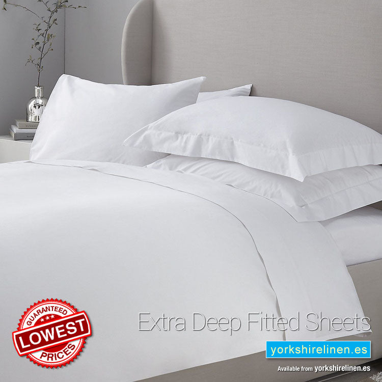 Essential 200 Thread Count Extra Deep Fitted Sheets Yorkshire Linen Warehouse Mijas Marbella Spain P01