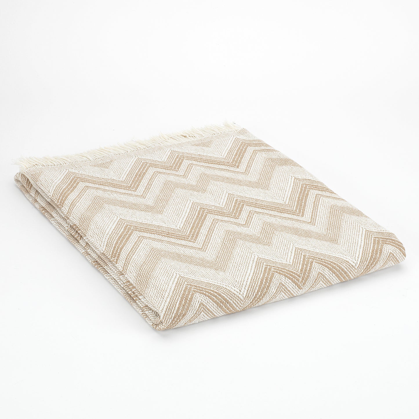 Faz 100% Cotton Multiuse Throw, Stone SALE