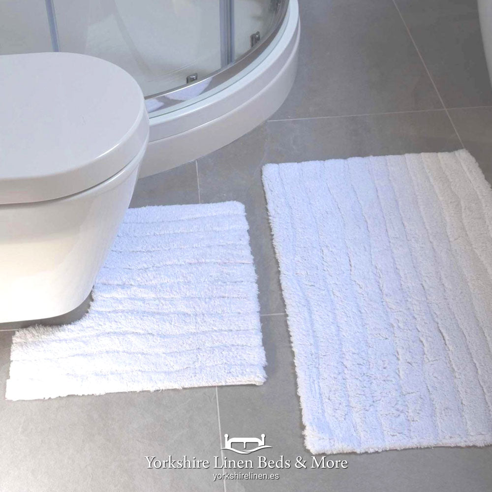 Finbar Bath Mat Set Various Colours - Yorkshire Linen Beds & More P03