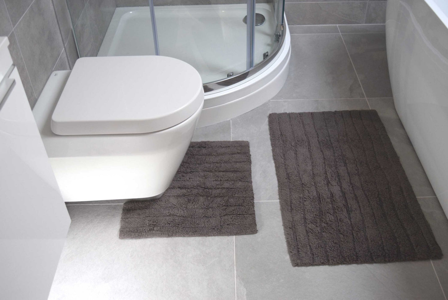 Finbar Bath Mat Set, Various Colours