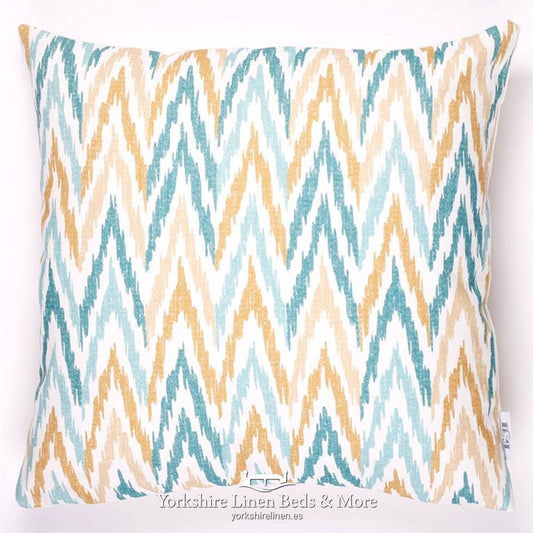 Fish & Fauna Zig Zag Cushions - Yorkshire Linen Beds & More P01