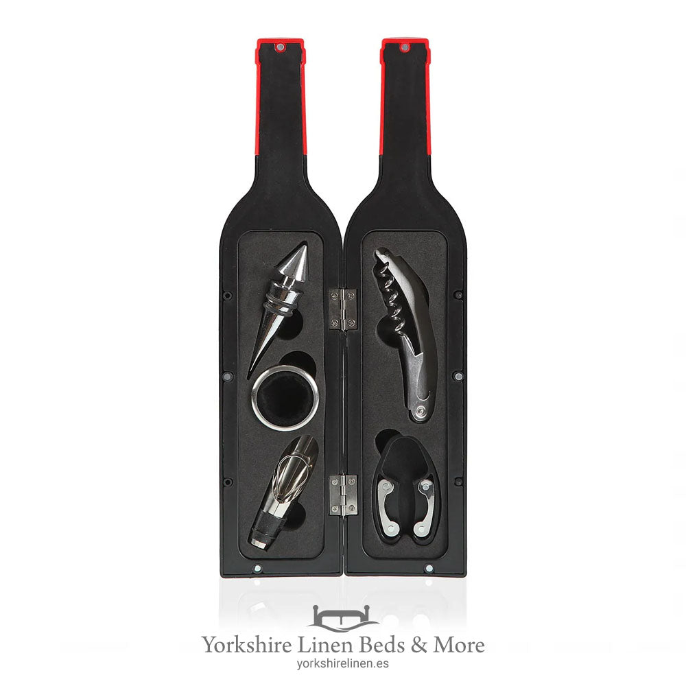 Five Piece Wine Connoisseur Gift Set - Kitchen Inspirations - Yorkshire Linen Beds & More