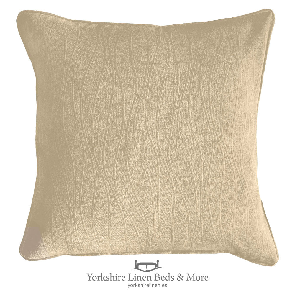 Goodyear Cushion Range, Cream - Cushions & Cushion Pads - Yorkshire Linen Beds & More