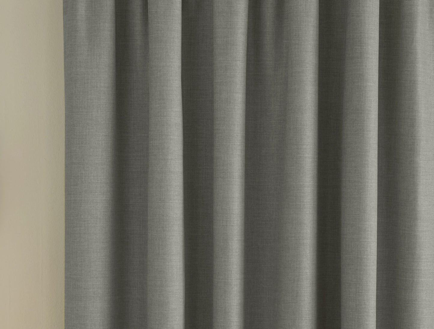 Harlow Pencil Pleat Blackout Curtains, Grey REDUCED TO CLEAR