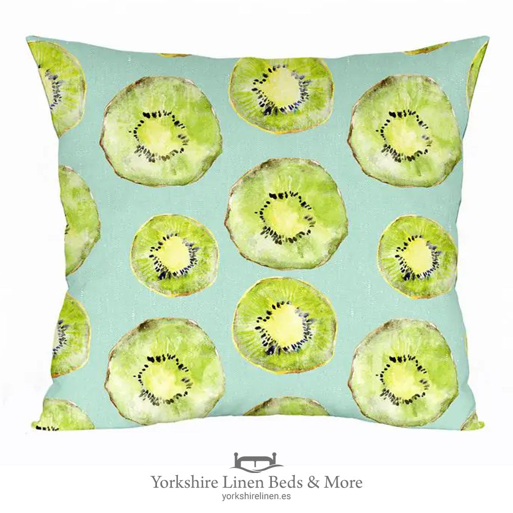 Happy Kiwi Cushion 1900 Cushion, Duck Egg Blue