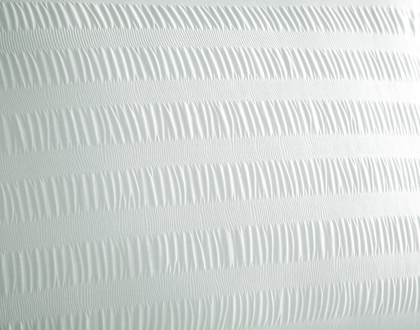 Homley Seersucker Duvet Sets, Duck Egg