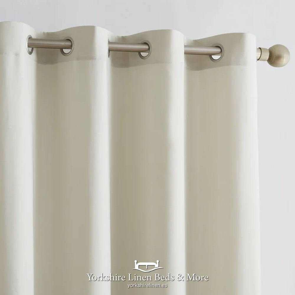 Hotel Collection Eyelet Blackout Curtains - Natural