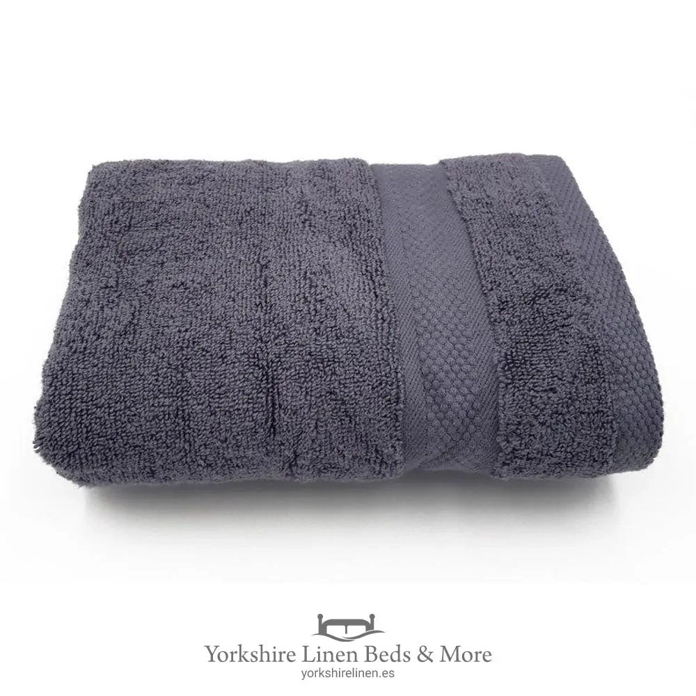 Luxury 600 GSM Zero Twist Towels, Charcoal - Towels and Bathroom - Yorkshire Linen Beds & More