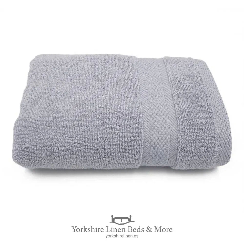 Luxury 600 GSM Zero Twist Towels, Silver - Towels and Bathroom - Yorkshire Linen Beds & More