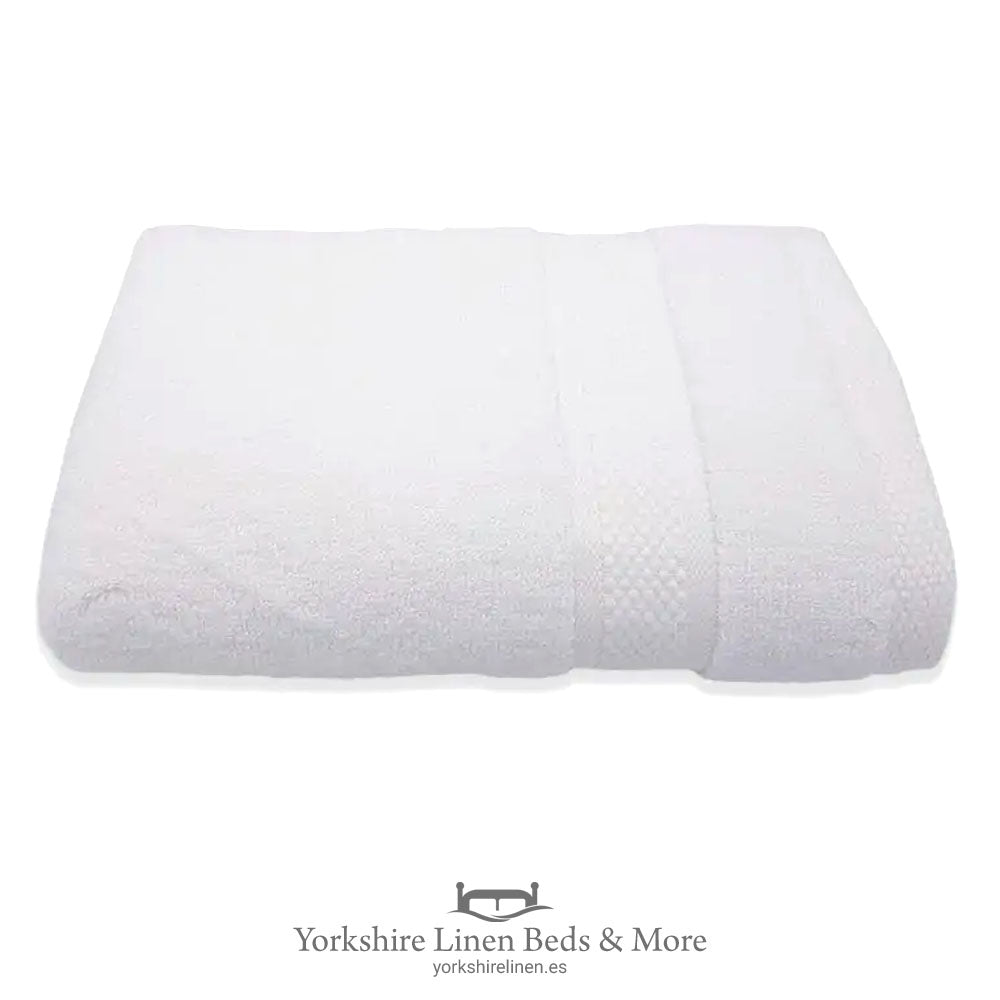 Luxury 600 GSM Zero Twist Towels, White - Towels and Bathroom - Yorkshire Linen Beds & More