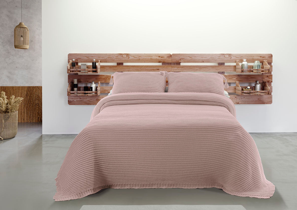 CLEARANCE Marbella 100% Cotton Bedspreads, Pink FLASH SALE