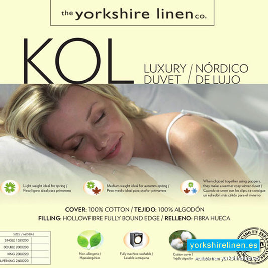 Mash Premium Hollowfibre Lightweight Duvet, 150gsm