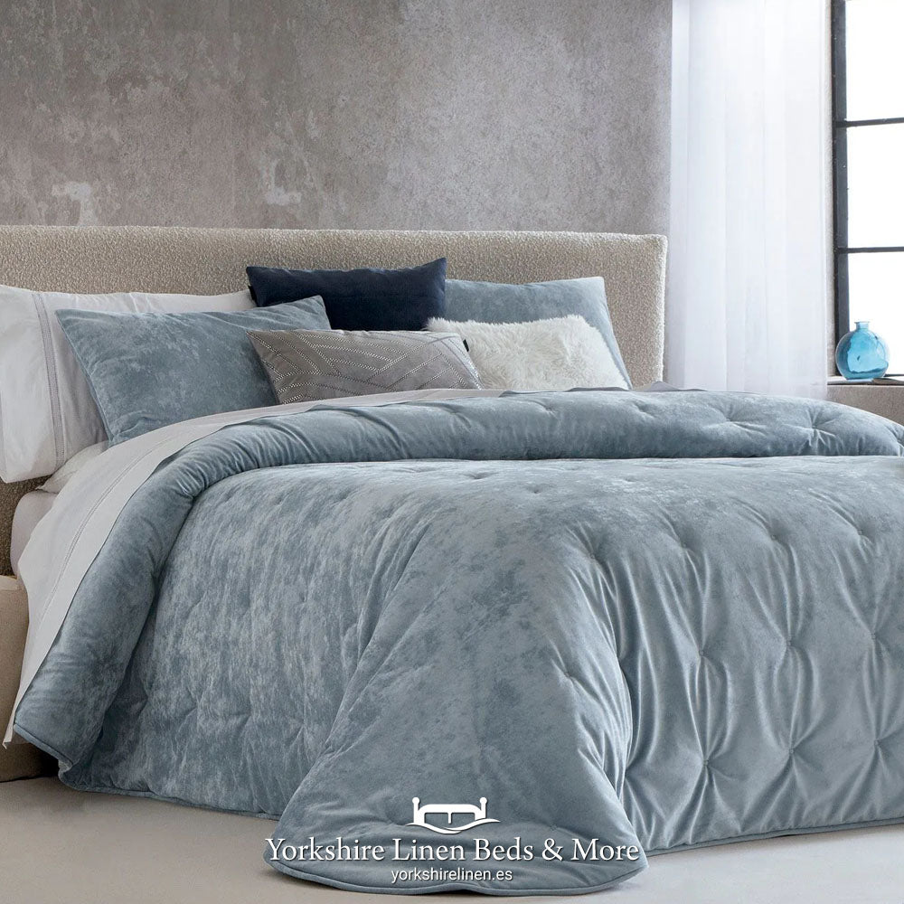Mirabel Luxury Bedspreads, Blue - Bedspreads & Runners - Yorkshire Linen Beds & More
