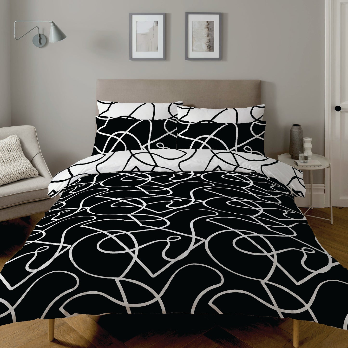 Pablo Monochrome Duvet Set New Lower Price
