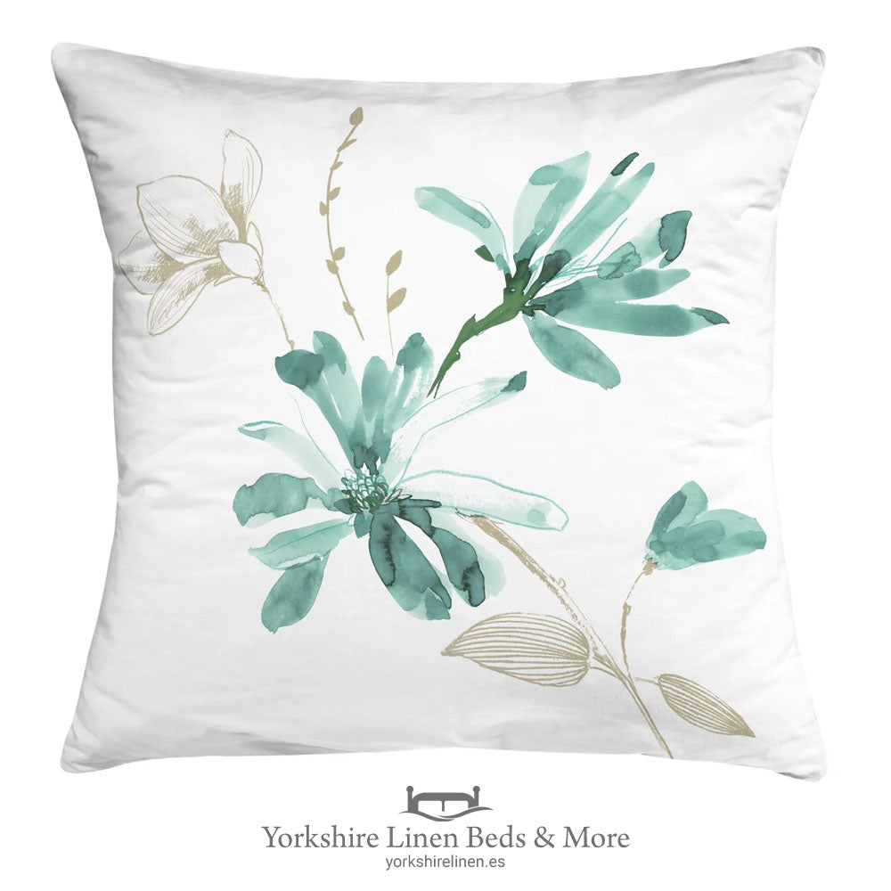 Patty Velvet Cushion, Green - Cushions & Cushion Covers - Yorkshire Linen Beds & More