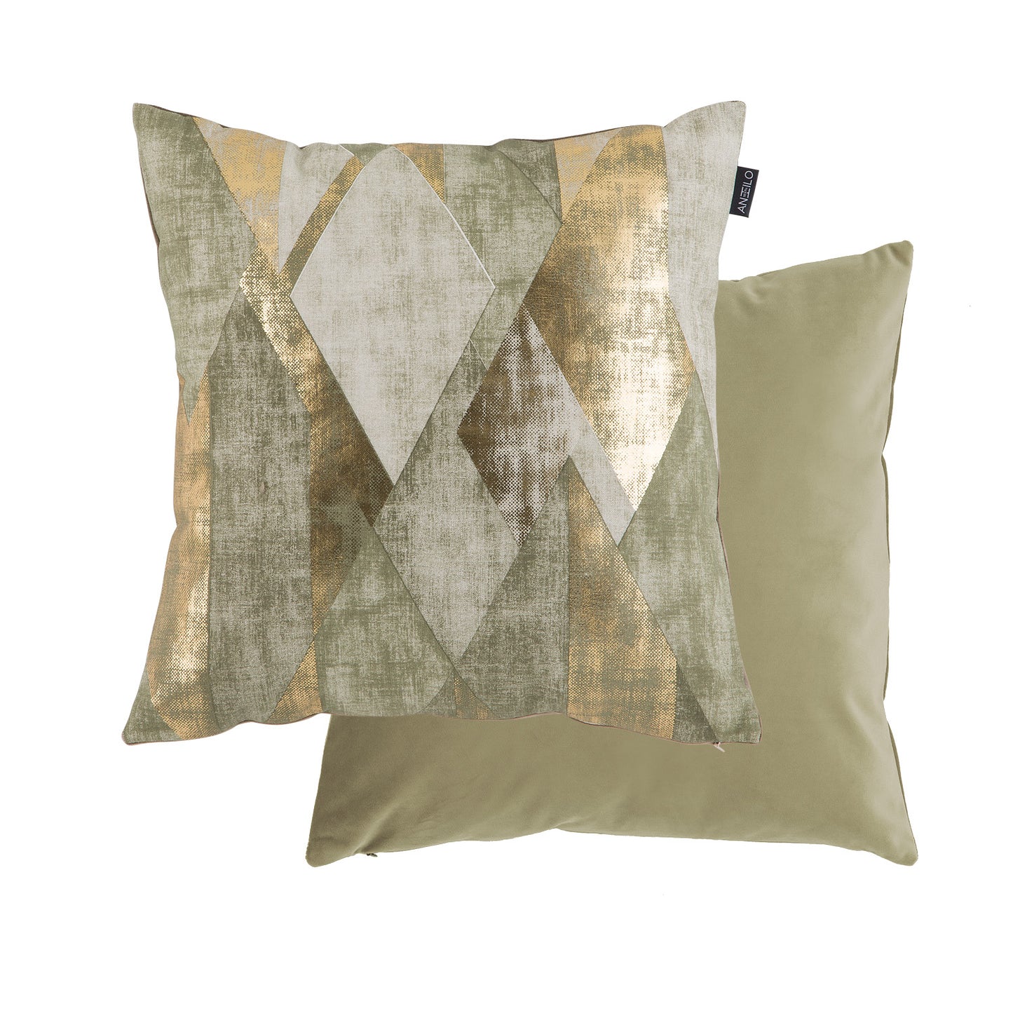 Urban Geo Cushion, Khaki