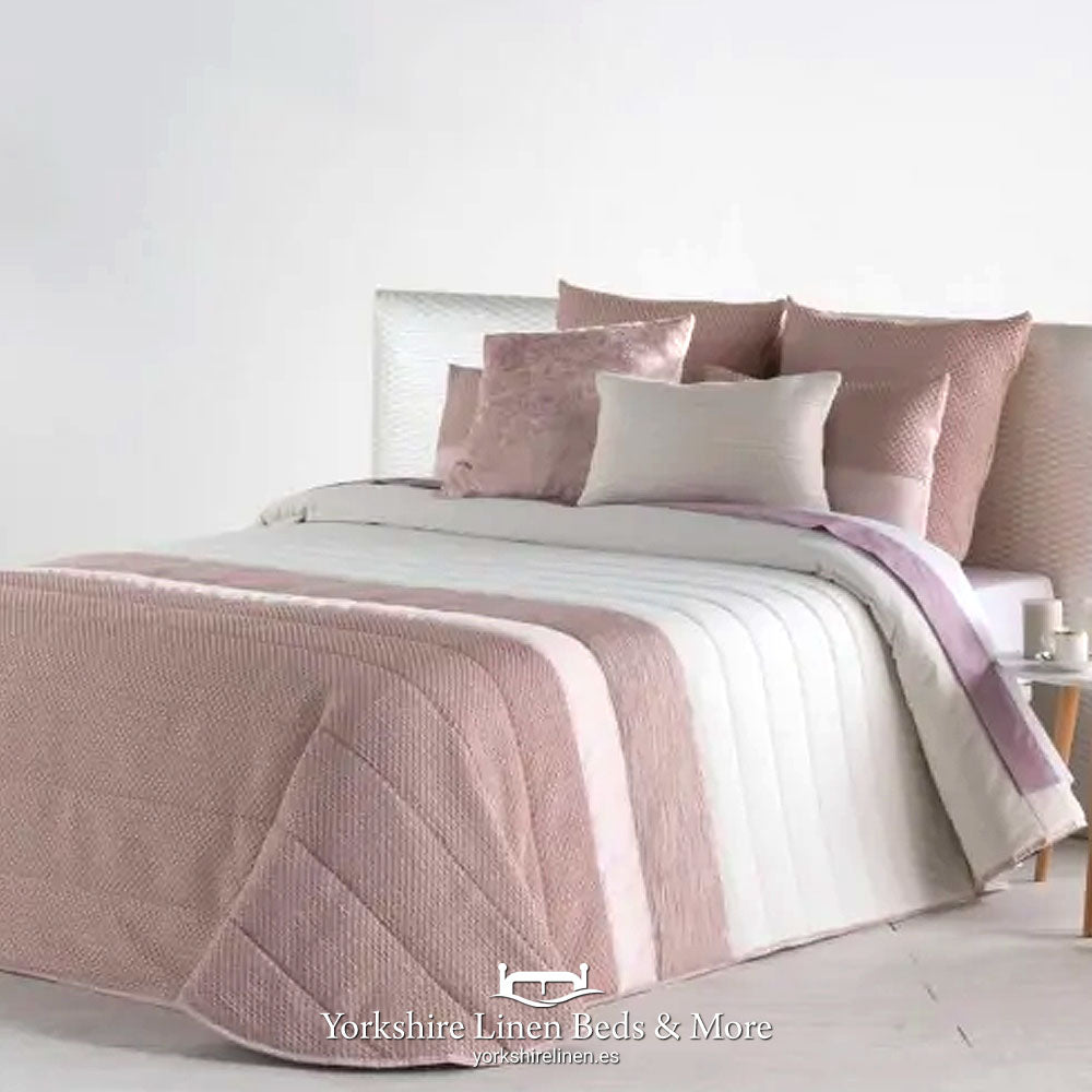 Rosa Quilted Bedspread, Blush Pink - Bedspread Design Ideas - Yorkshire Linen Beds & More