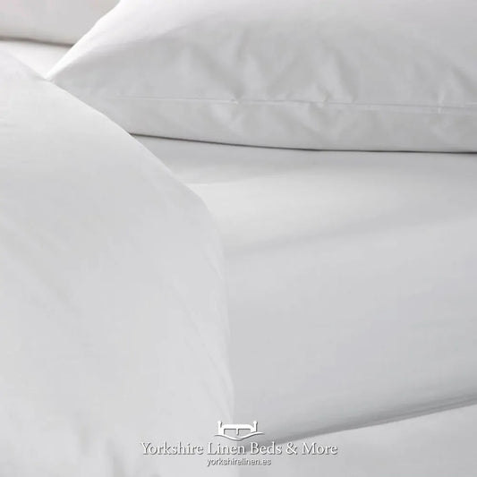 Shop All 100% White Cotton Bedlinen Range Washable at 60 Degrees