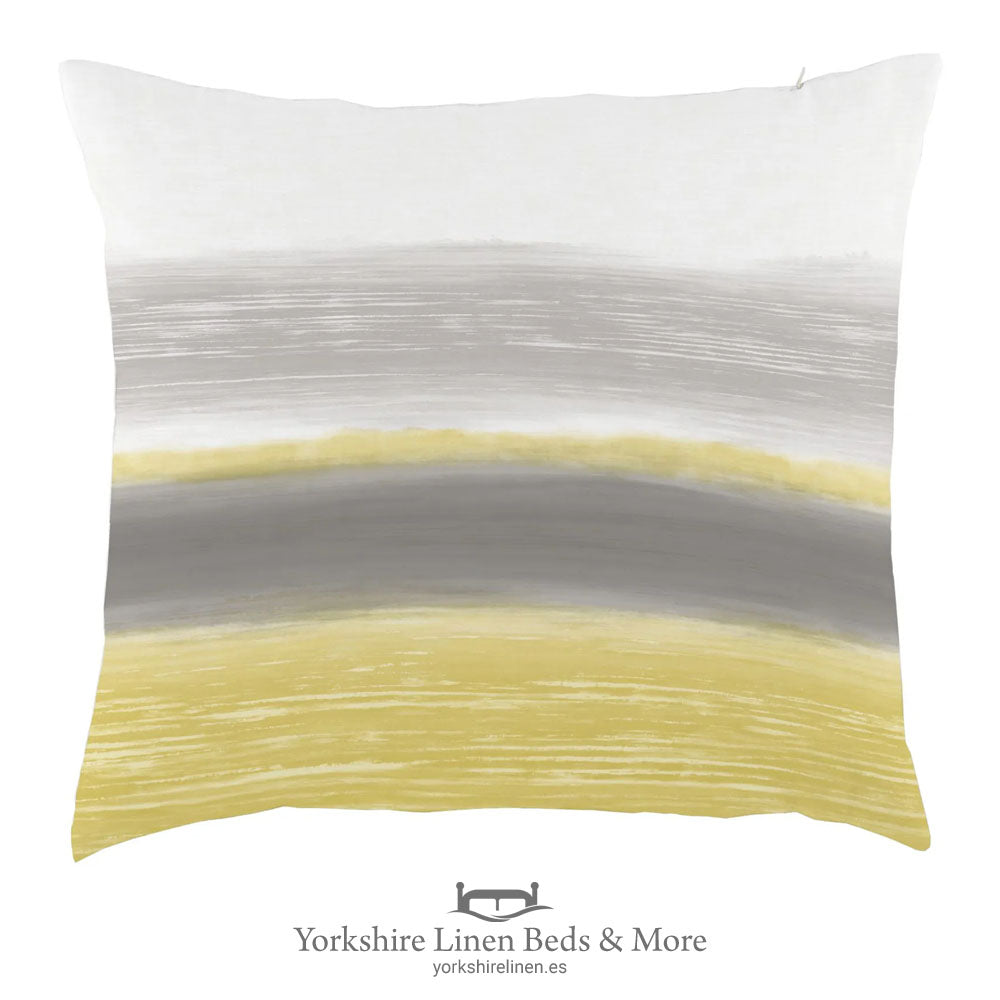 Touch of Velvet Reversible Cushions, Stil Ochre - Cushions & Cushion Covers - Yorkshire Linen Beds & More