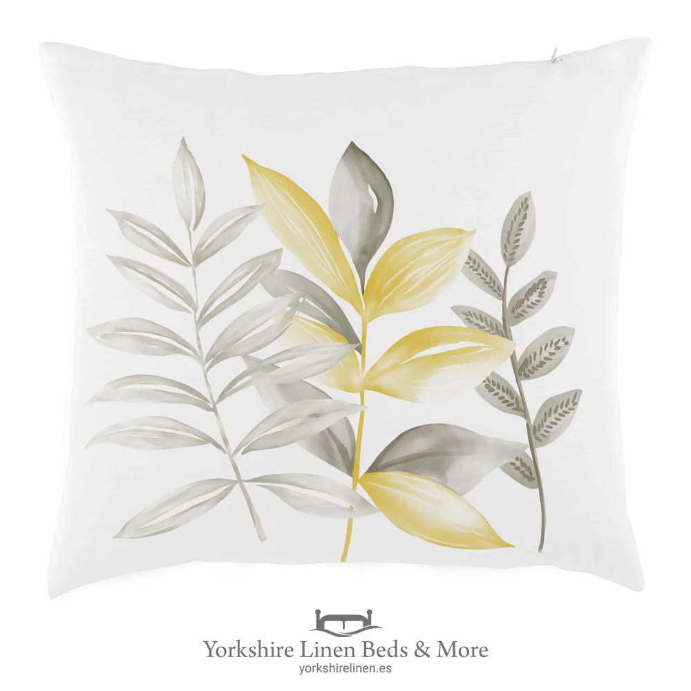 Touch of Velvet Reversible Cushions, Zarina Ochre - Cushions & Cushion Covers - Yorkshire Linen Beds & More