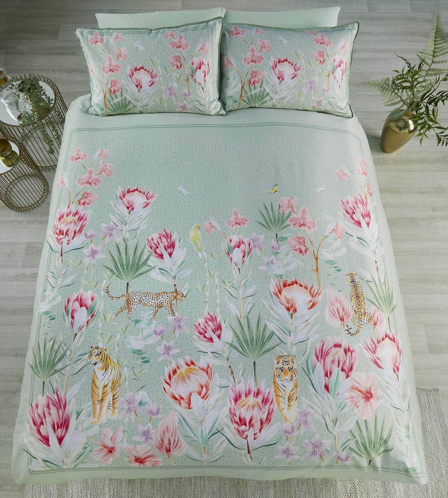 Tropical Leopard 500 Thread Count Duvet Set