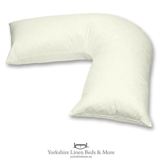 V Shaped Pillowcase, 200 Thread Count Percale, Ivory - Pillows & Pillowcases - Yorkshire Linen Beds & More