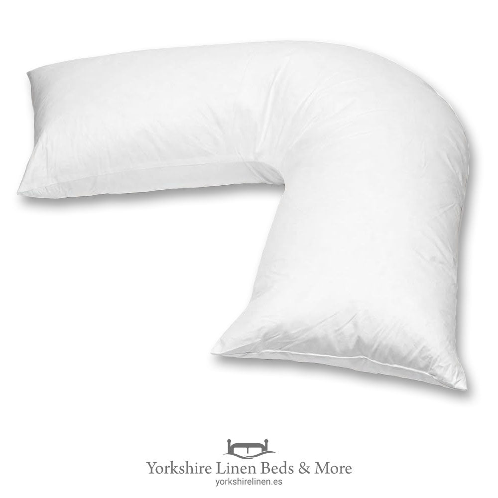 V Shaped Pillowcase, 200 Thread Count Percale, White - Pillows & Pillowcases - Yorkshire Linen Beds & More