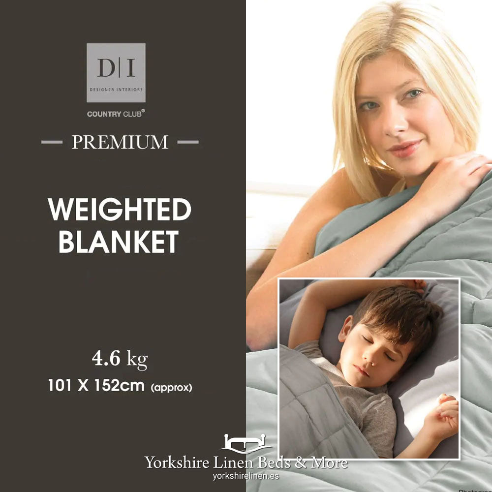 Weighted Blankets, Adult & Child, Grey - Blankets, Throws & Bedspreads - Yorkshire Linen Beds & More OG01