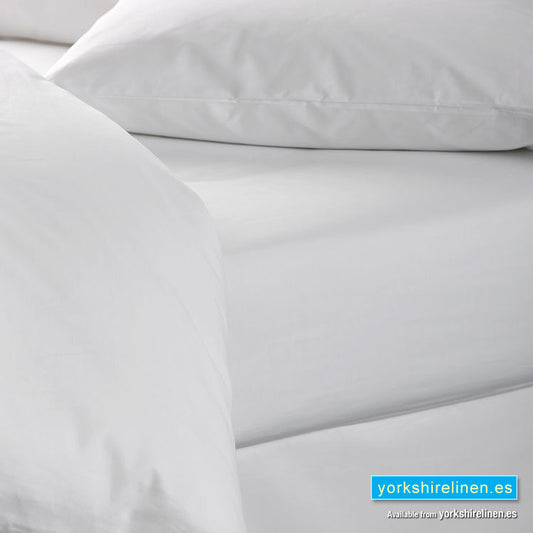 White 100% Cotton Fitted Sheet