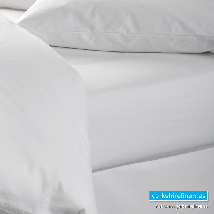 White 100% Cotton Flat Sheet