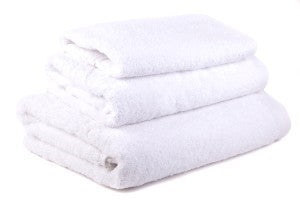 Basics Cotton Towel Range 450 GSM, White BACK BY POPULAR DEMAND !
